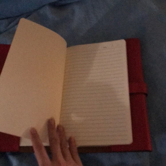 Red leather 6.5” x 9.5” SG journal - Picture 5 of 5